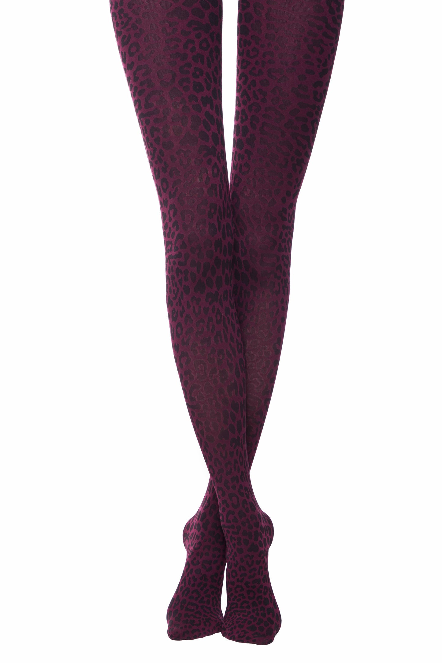 Blickdichte Damenstrumpfhose mit Leo Print- LEO 50 Den - Luzy