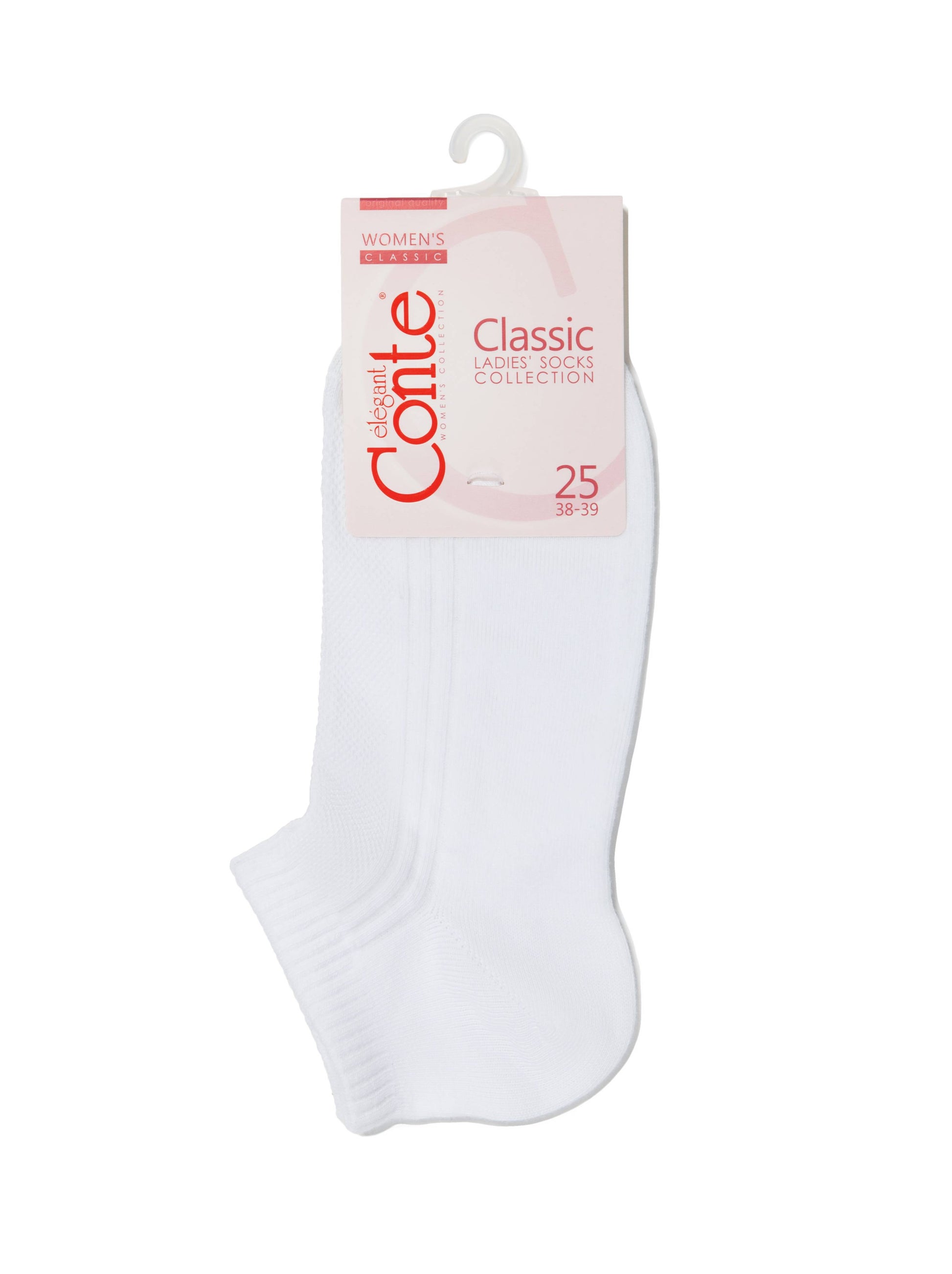 Sneaker Socken dünn und atmungsaktiv für Damen in weiß und schwarz - Luzy