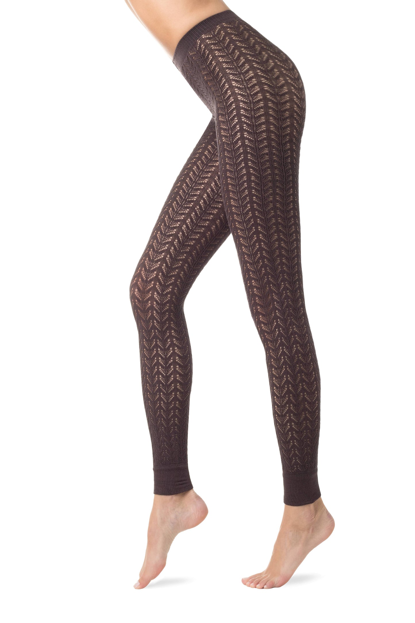 Legging mit Netz aufwändig gestrickt - ART - Luzy