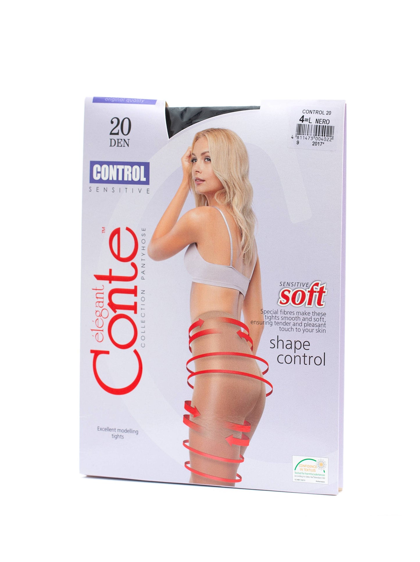 Modellierende Damenstrumpfhose Shape Effekt - CONTE CONTROL - Luzy