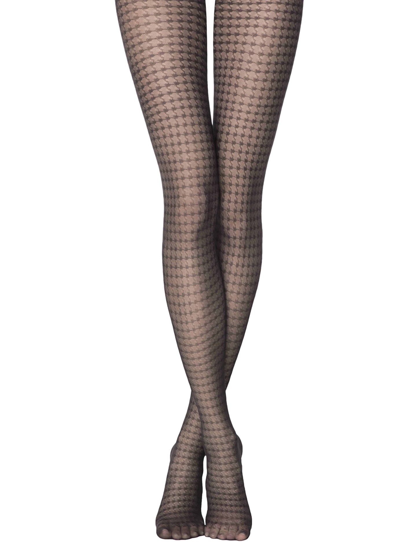 Damenstrumpfhose Fantasy Spitze Netz mit geometrischem Muster -CONTE ENCORE - Luzy