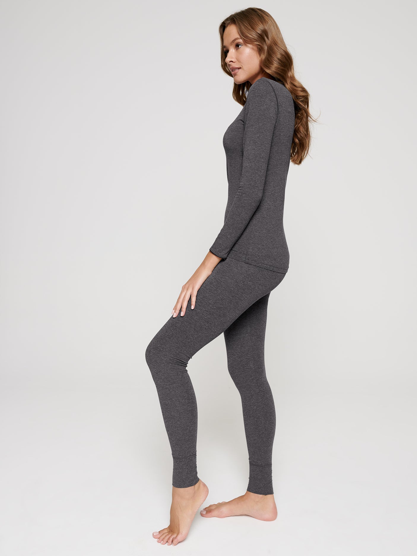 High-quality thermal leggings for cold days Ski underwear at -15 C